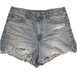 American Eagle Outfitters Curvy Blue Jean Shorts